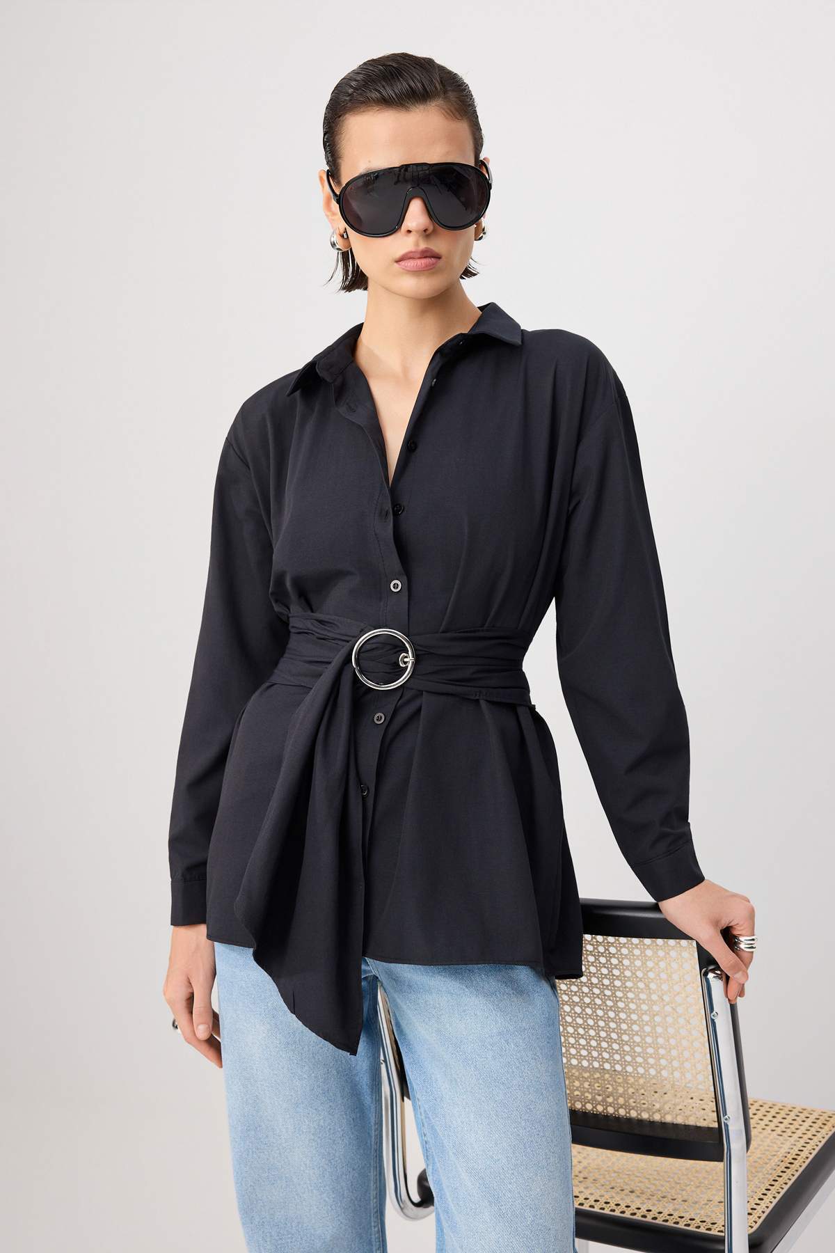 Classic Collar Long Sleeve Regular Fit Shirt