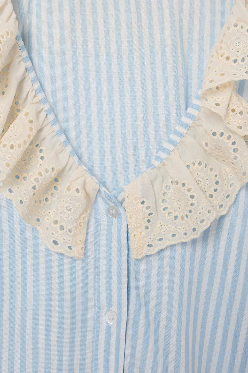 V Neck Balloon Sleeve Viscose Pyjama Set