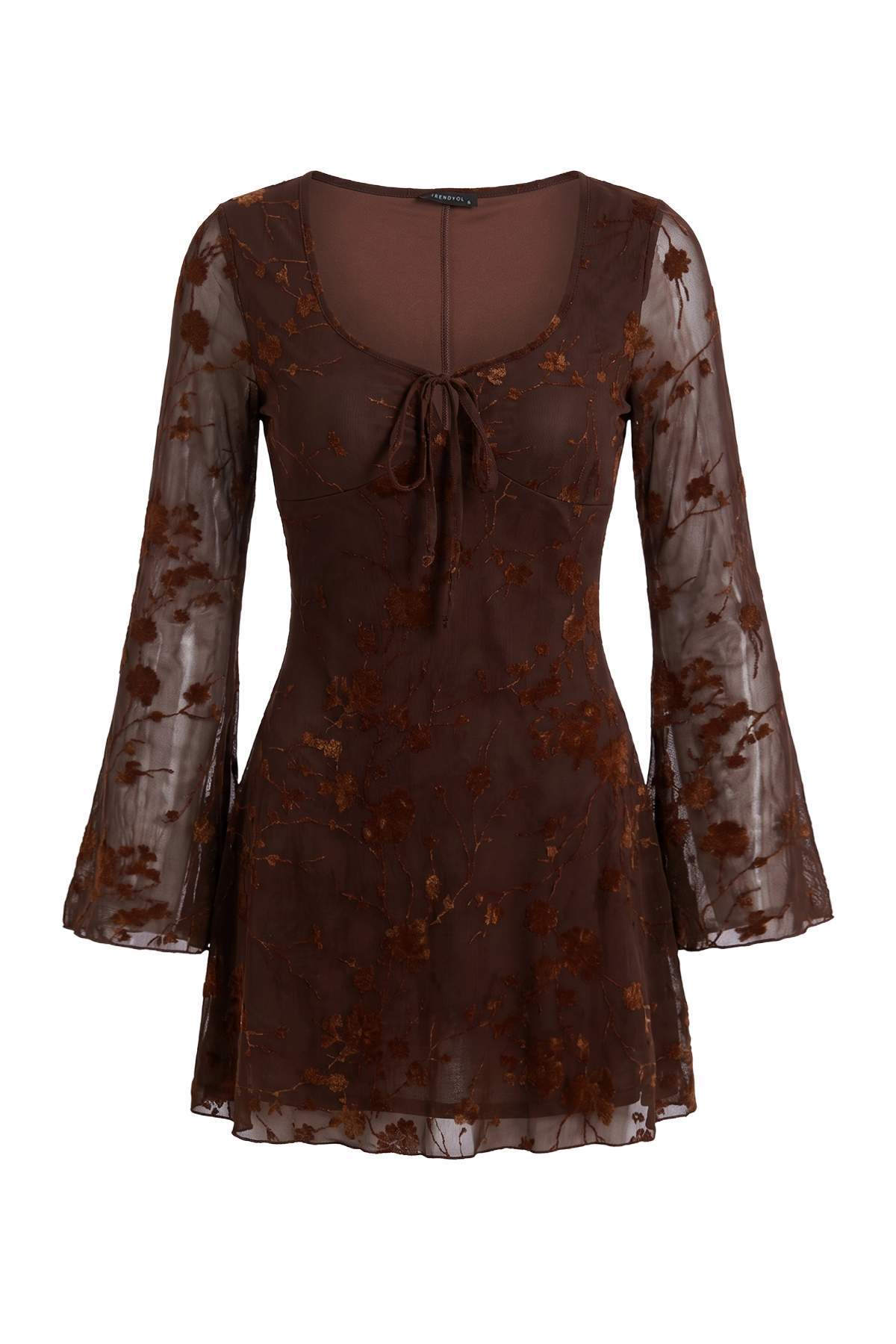 Scoop Neck Cap Sleeve Mini Skater Dress