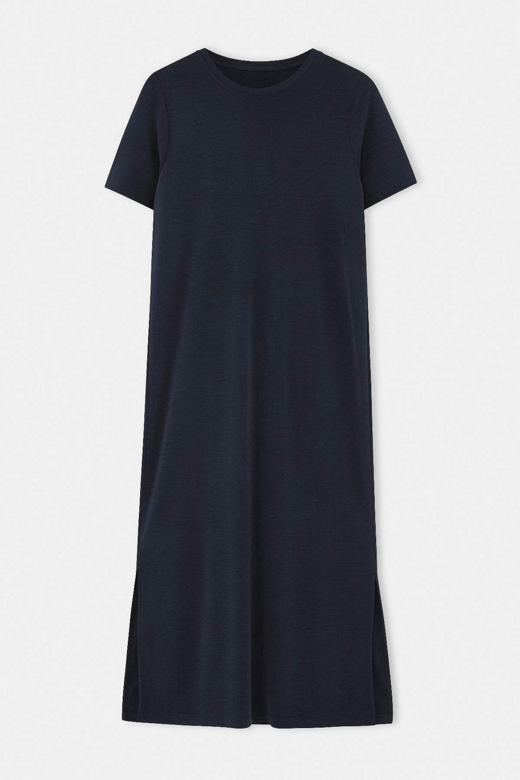Crew Neck Short Sleeve Maxi Dress