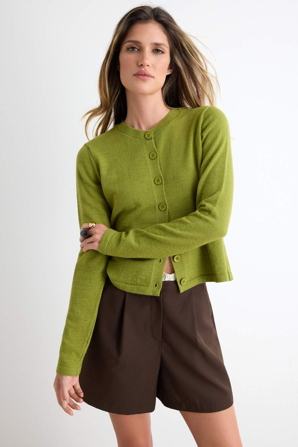 Long Sleeve Regular Fit Knitted Cardigan