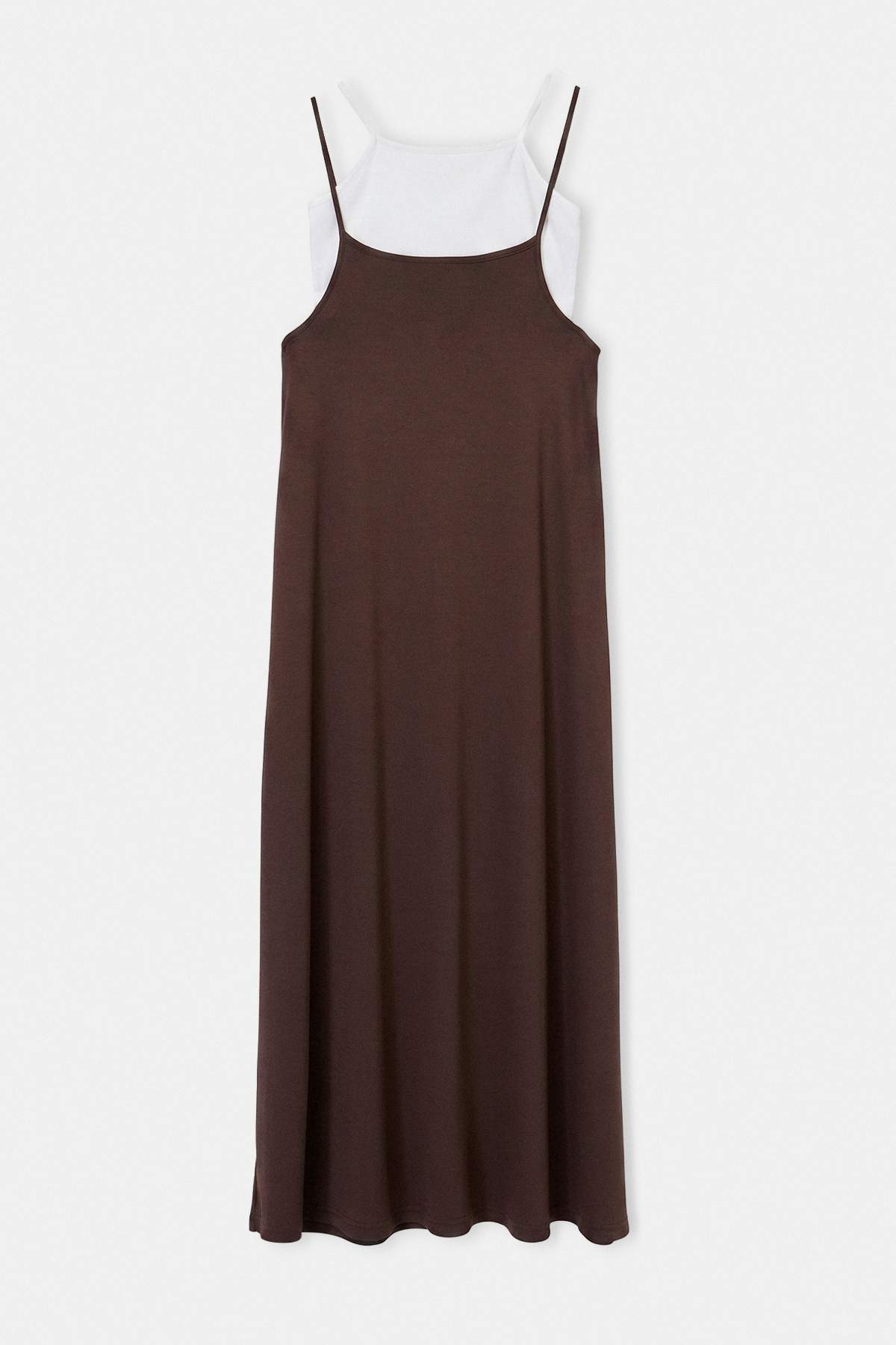 Two-Piece Crop & Strappy Dress Co-ord Set
