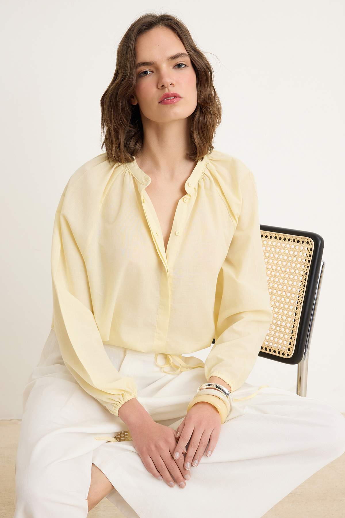 Long Sleeve Relaxed Fit Shirt