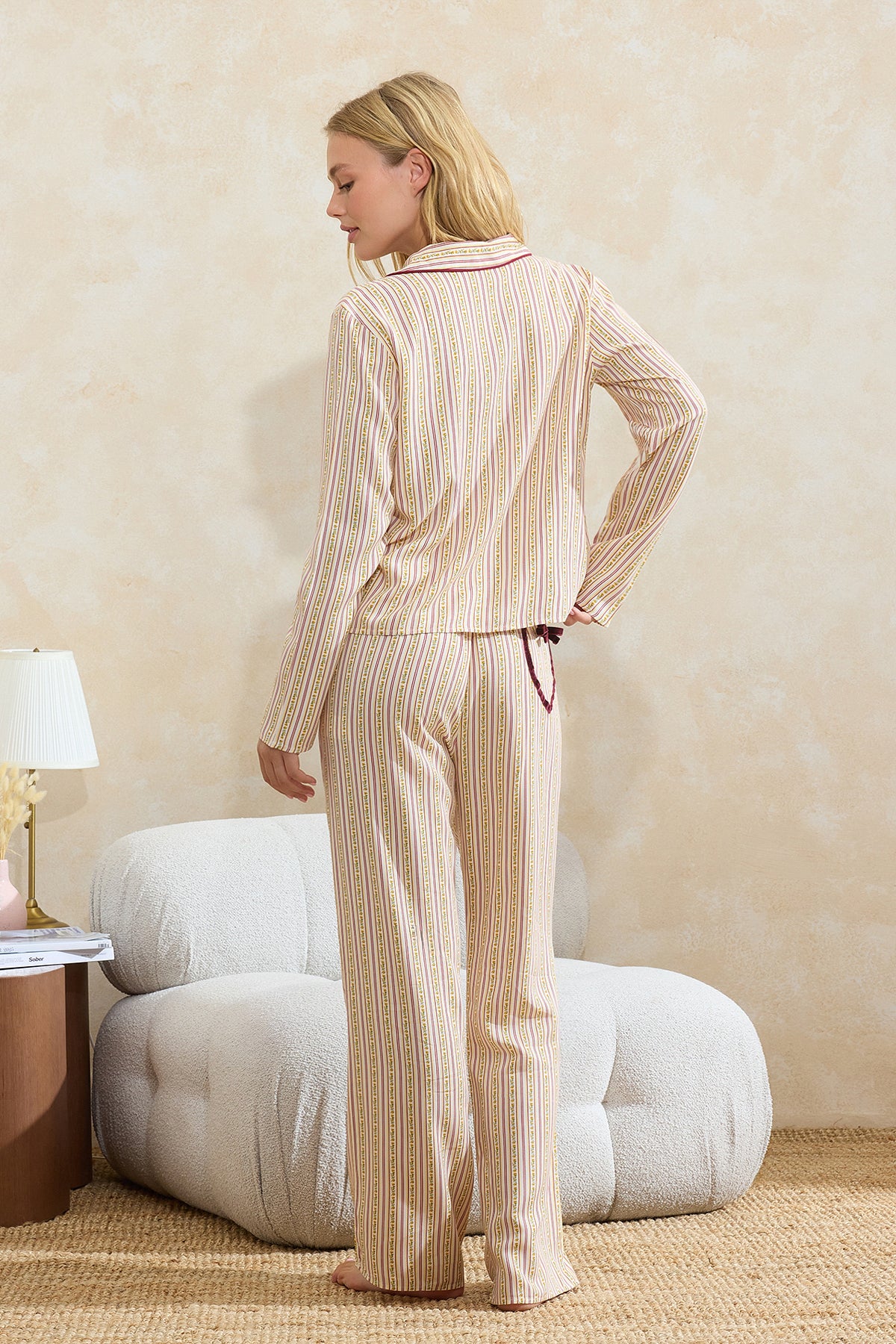 Long Sleeve Shirt and Trouser Pyjama Set