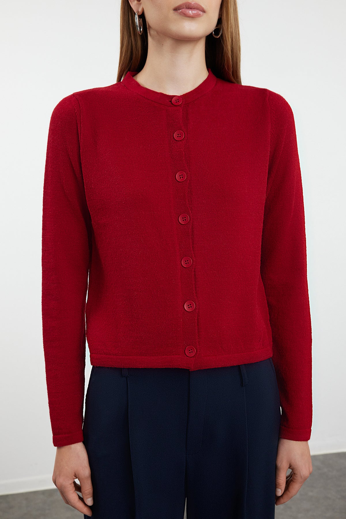 Long Sleeve Regular Fit Knitted Cardigan