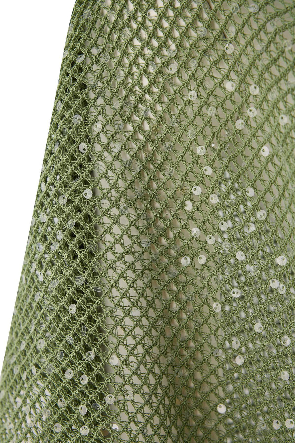 Sequin Embellished Boat Neck Batwing Sleeve Knit Jumper