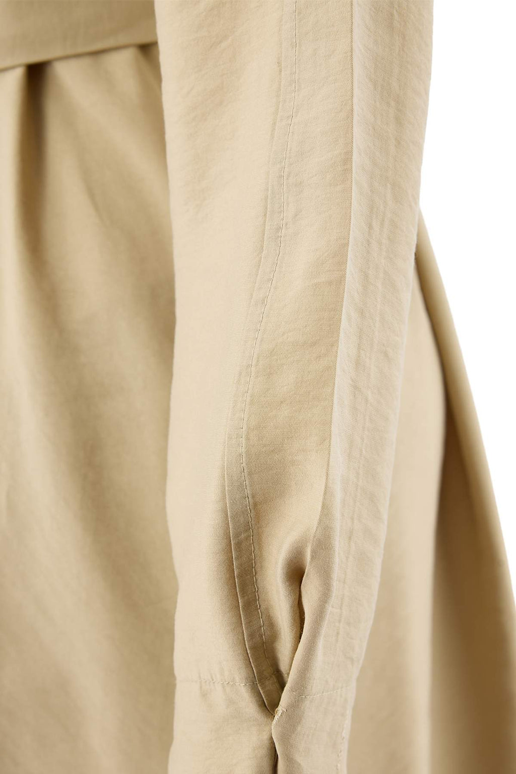 Shawl Neck Long Sleeve Shift Maxi Dress