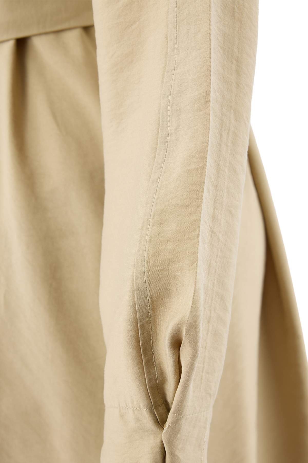 Shawl Neck Long Sleeve Shift Maxi Dress