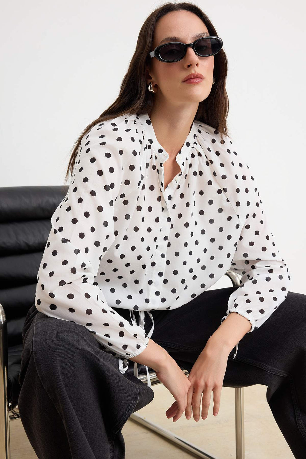 Long Sleeve Relaxed Fit Shirt