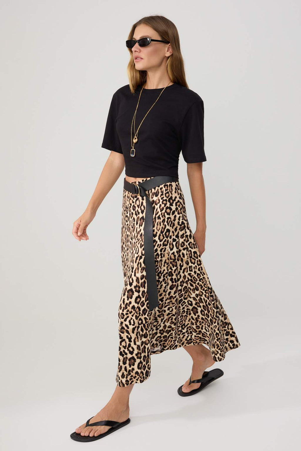 A-Line Normal Waist Maxi Skirt