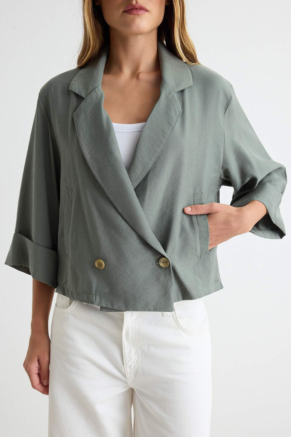 Relaxed Fit Seasonal Crop Jacket