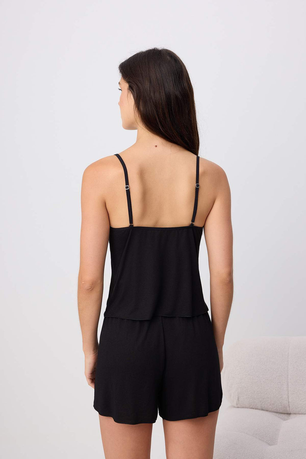 Lace Detail Four Piece Cami Pyjama Set