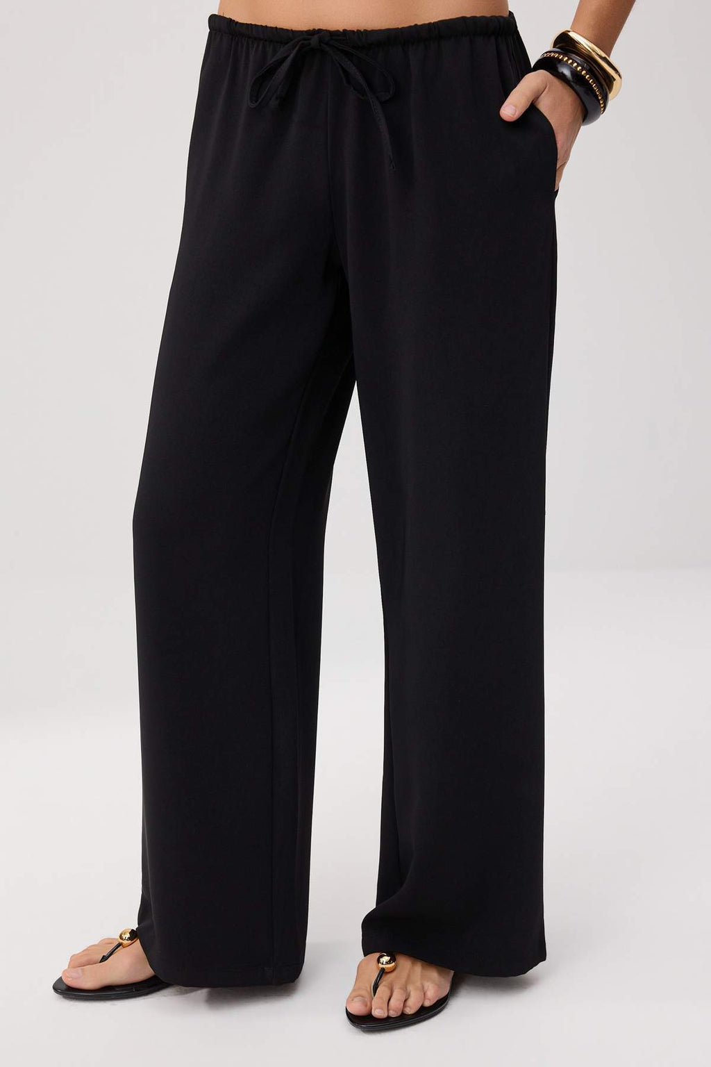 2-Piece Sleeveless Blouse Wide Leg Trouser Co-ord
