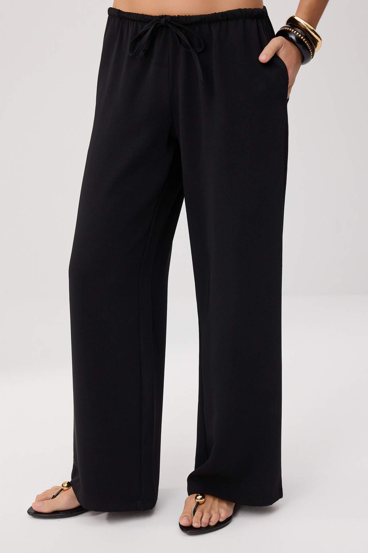 2-Piece Sleeveless Blouse Wide Leg Trouser Co-ord