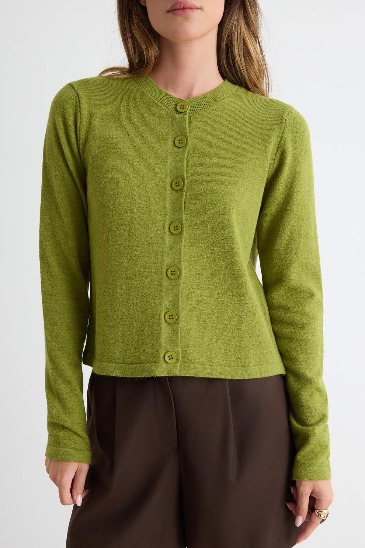 Long Sleeve Regular Fit Knitted Cardigan