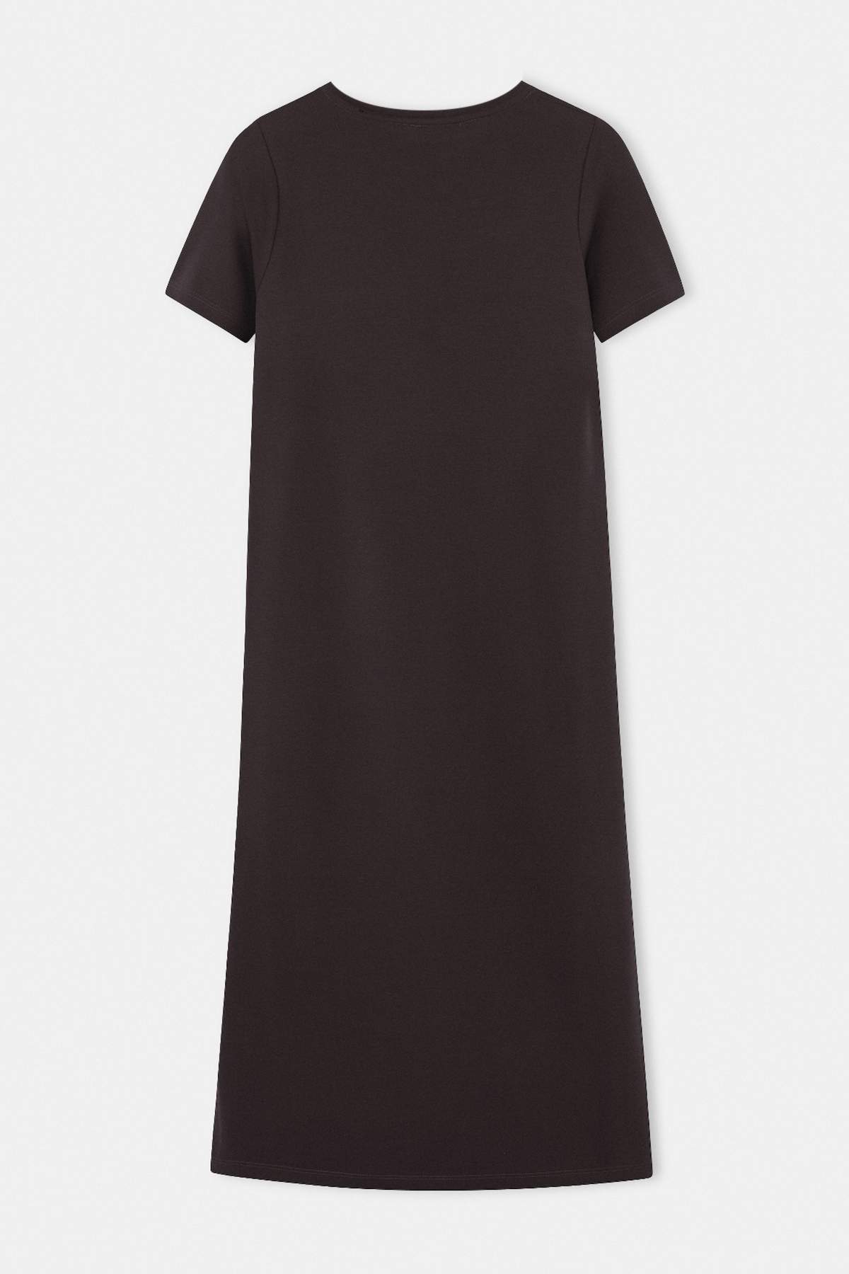 Crew Neck Short Sleeve Maxi Dress