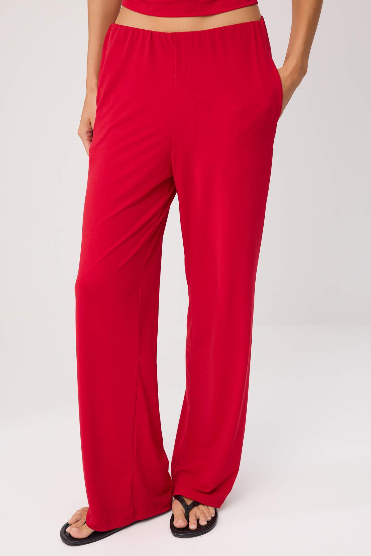 2-Piece Fitted Batwing Sleeve Wide Leg Co-ord Set