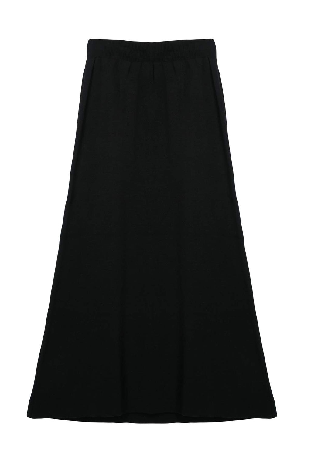 2-Piece Gold Button Detail V Neck Knitted Cardigan and Skirt Co-ord