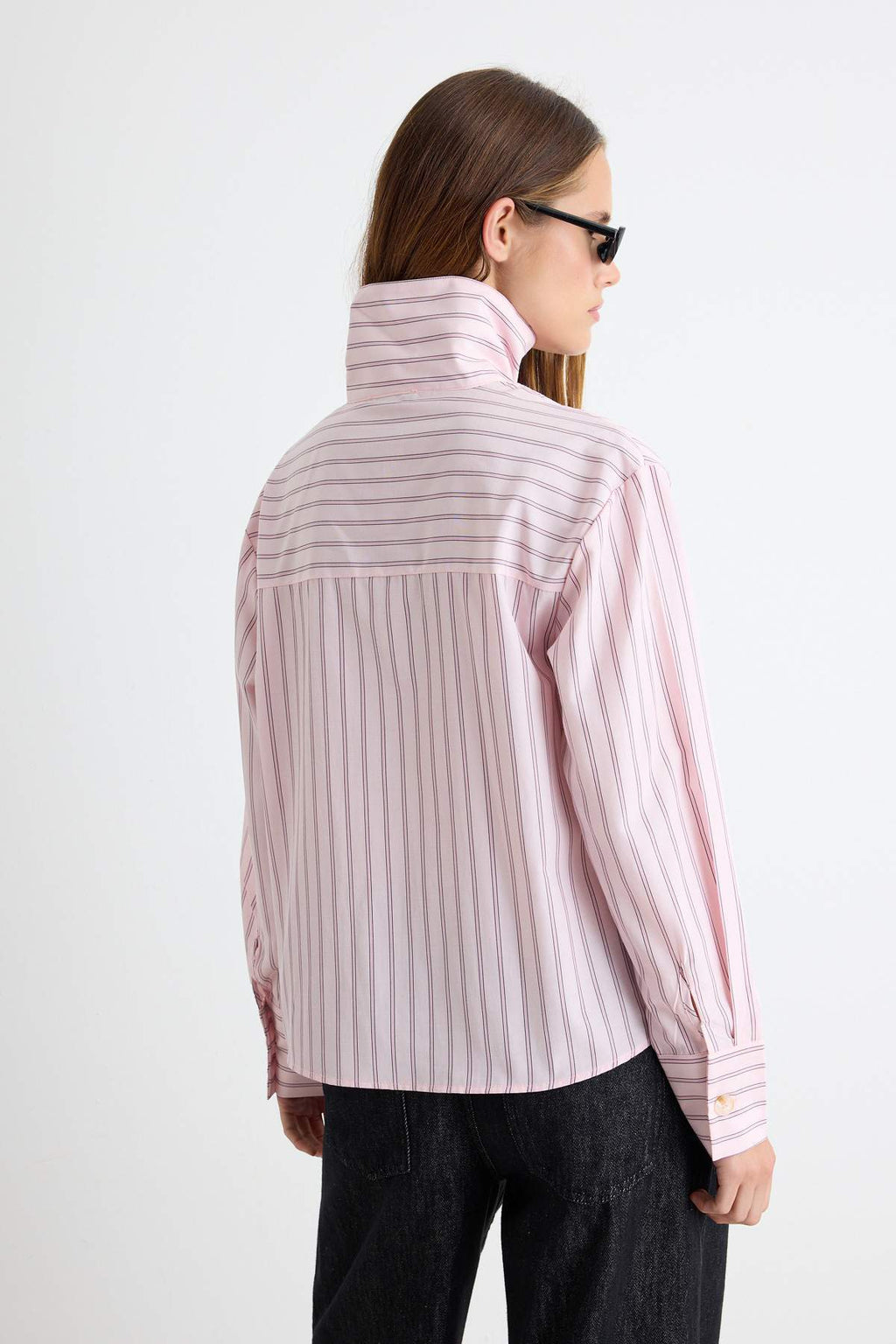 High Neck Long Sleeve Shirt