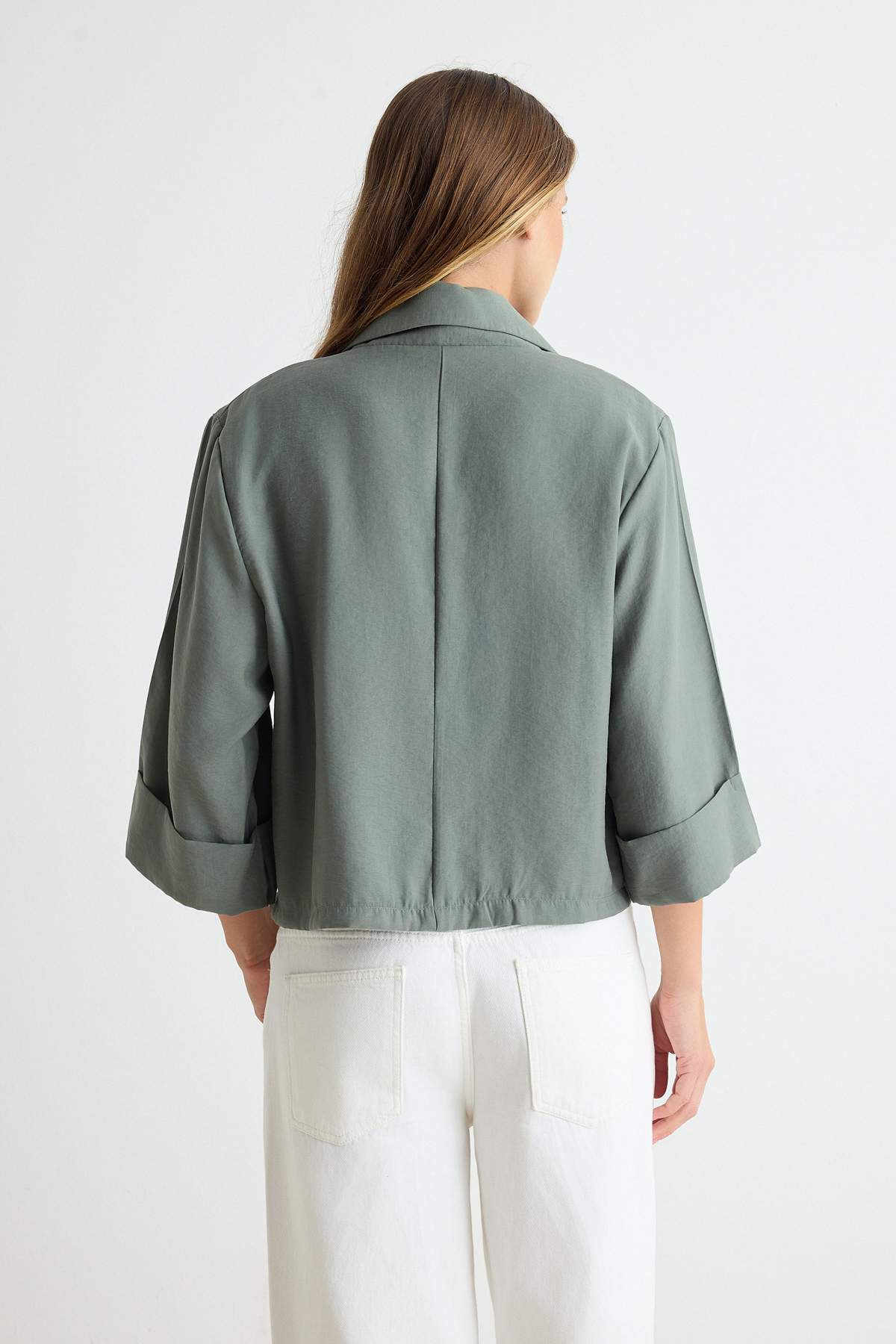 Relaxed Fit Seasonal Crop Jacket