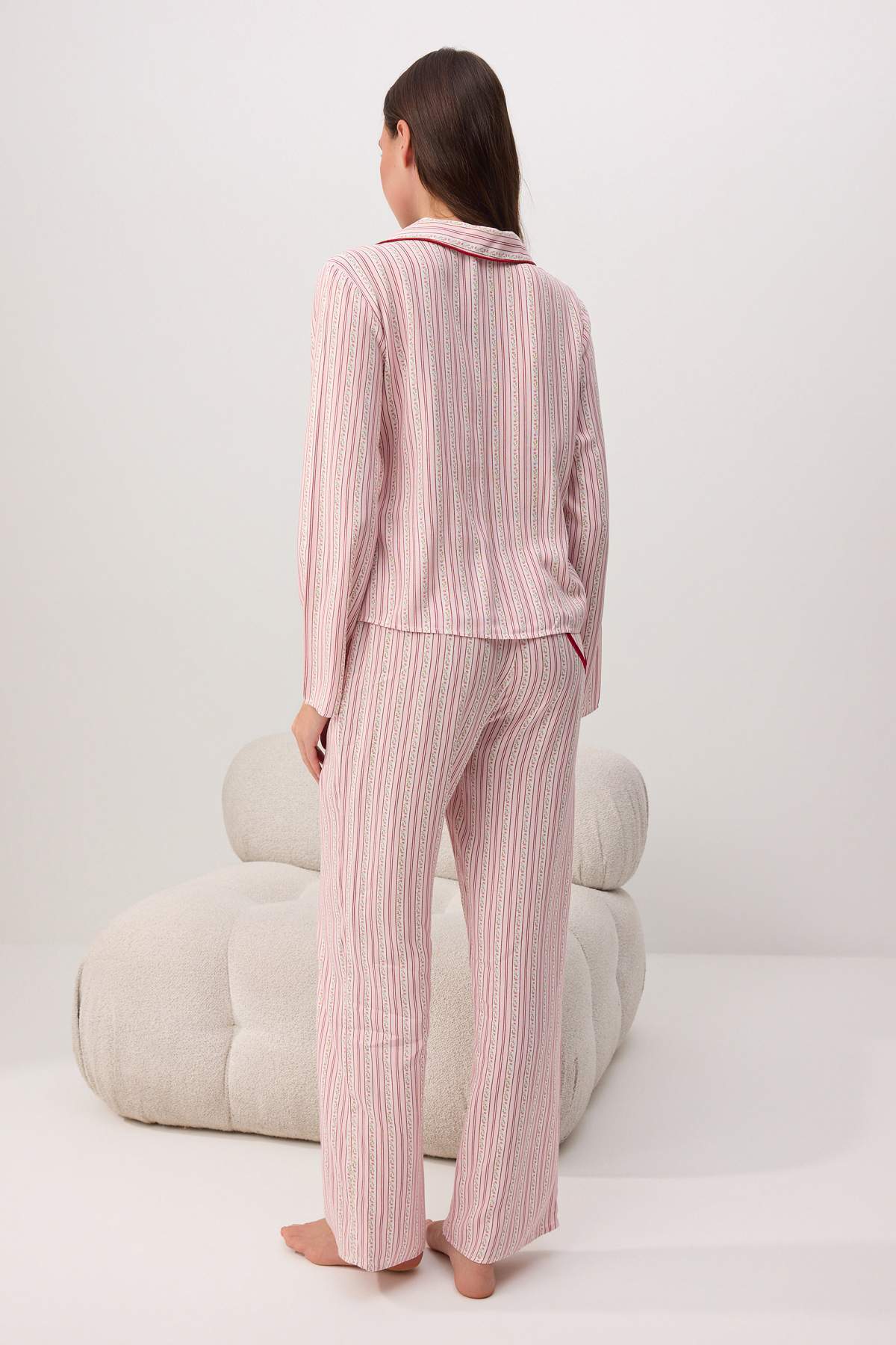 Long Sleeve Shirt and Trouser Pyjama Set