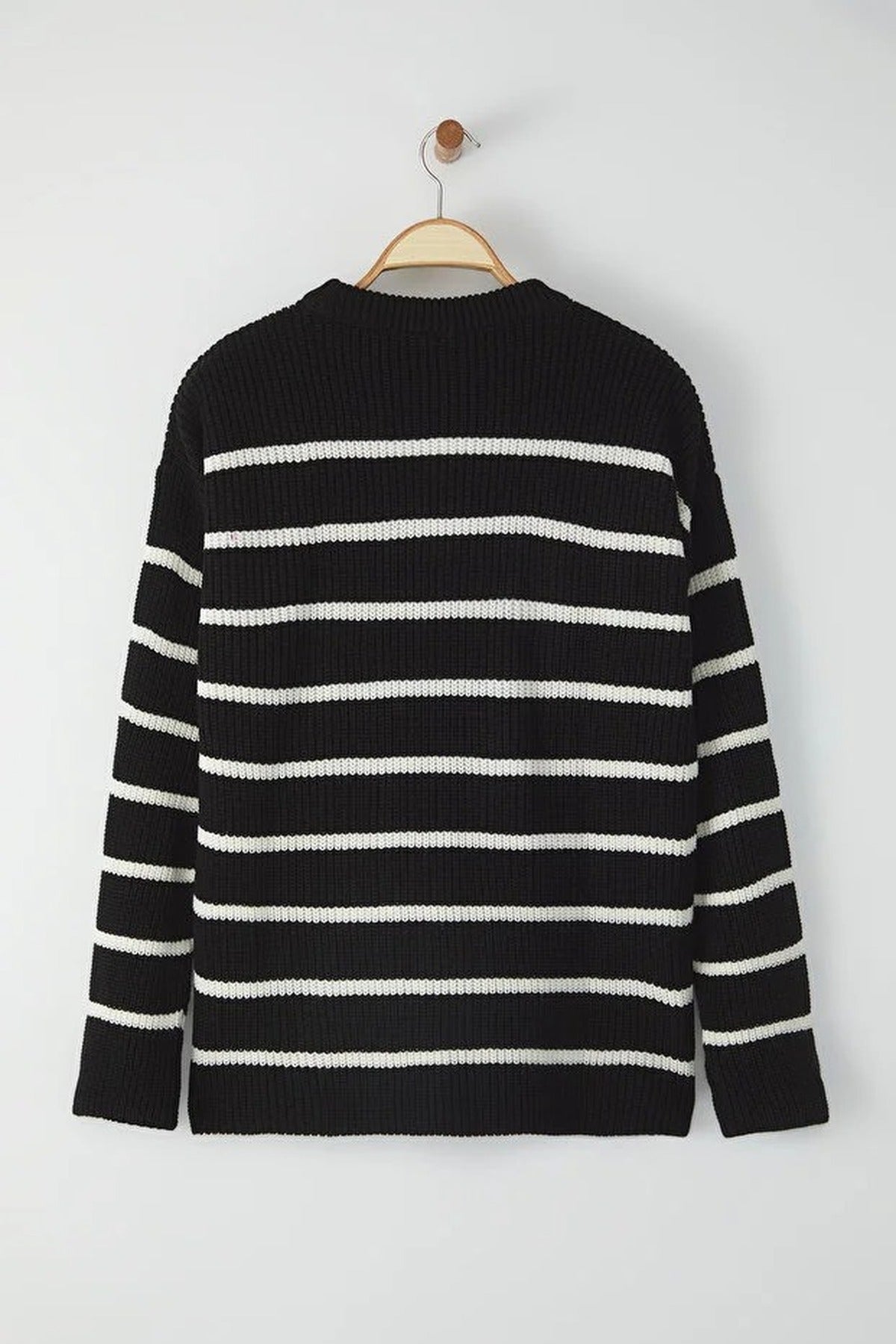 Crew Neck Striped Sweater