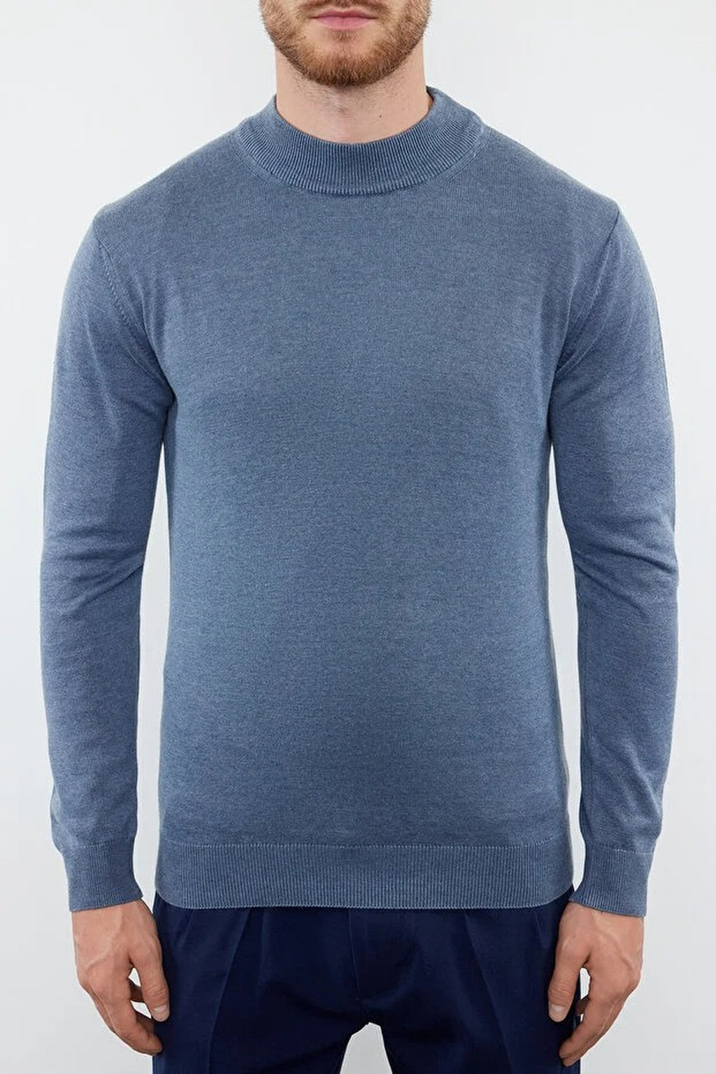 Half Turtleneck Knit Sweater