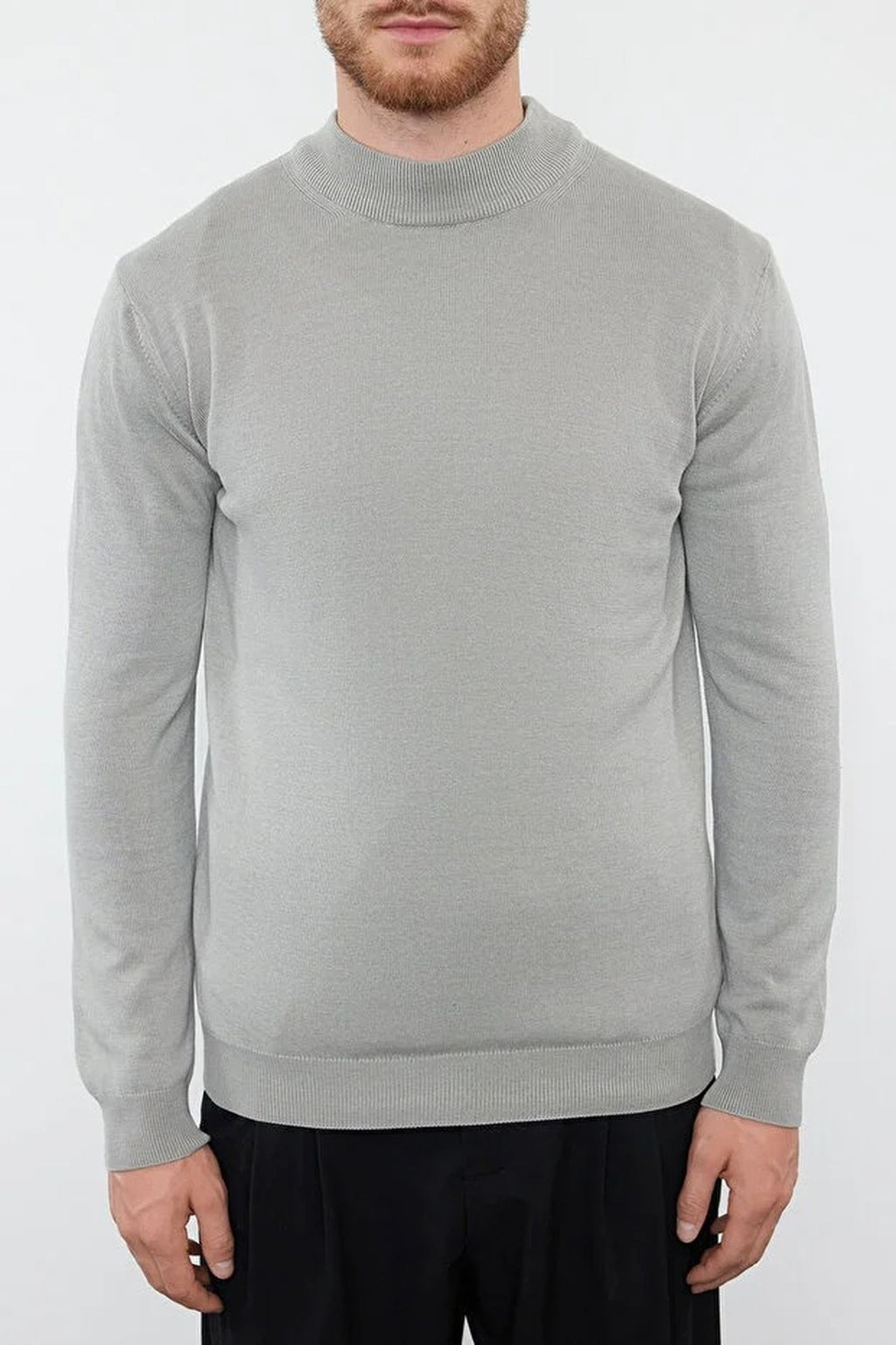 Half Turtleneck Knit Sweater