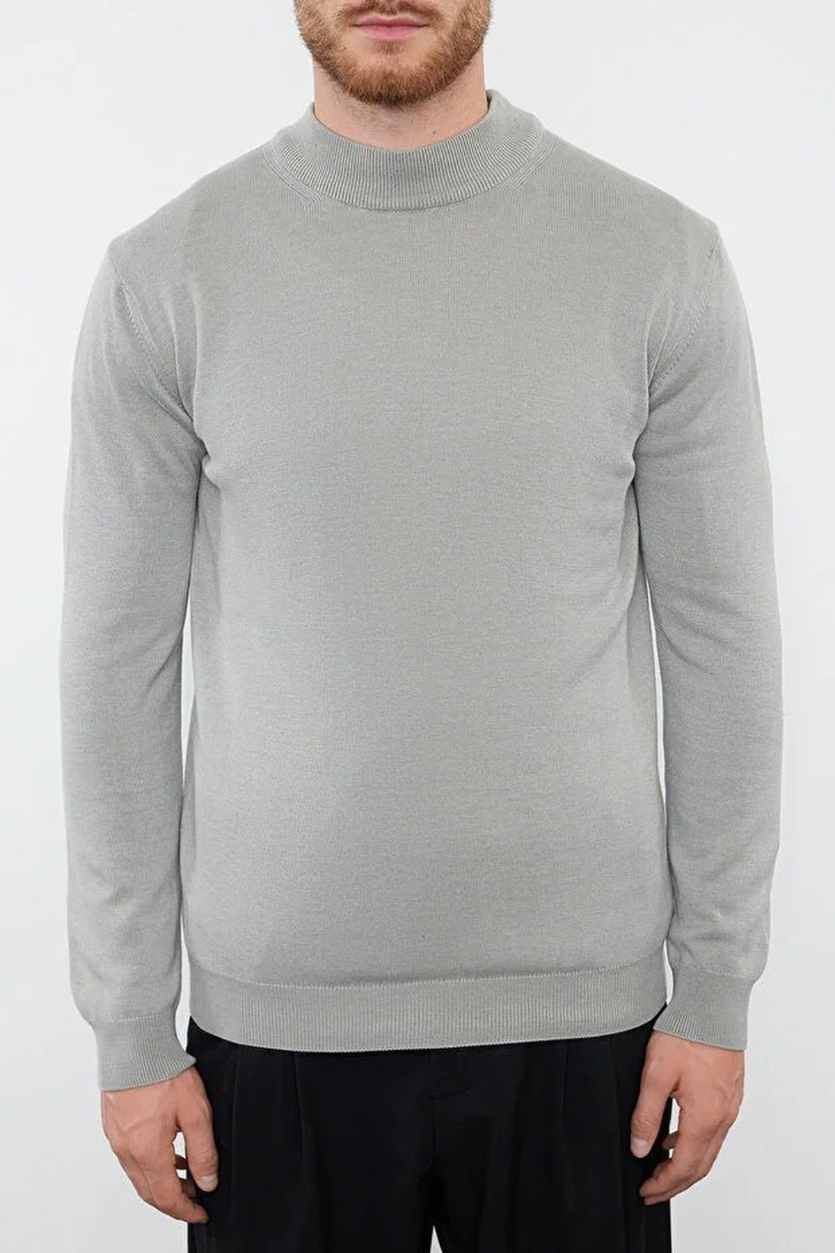 Half Turtleneck Knit Sweater