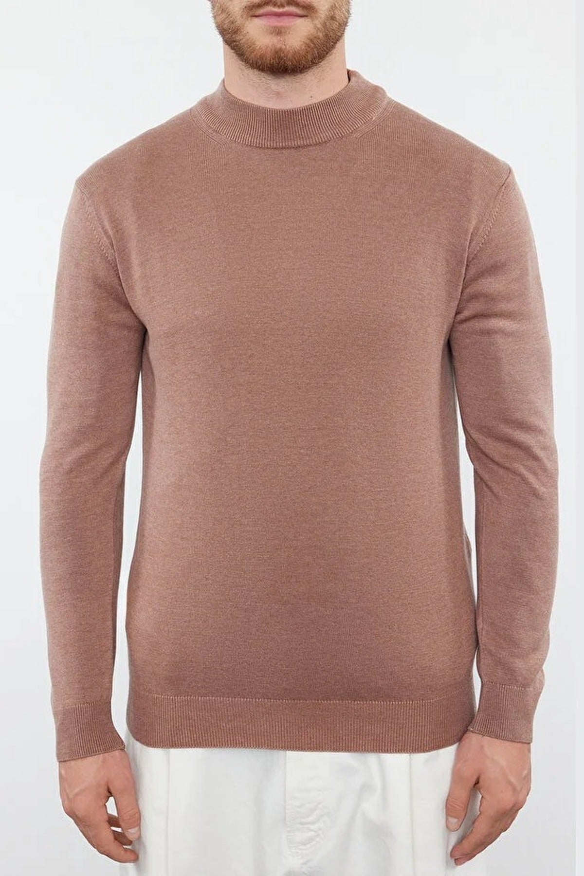 Half Turtleneck Knit Sweater