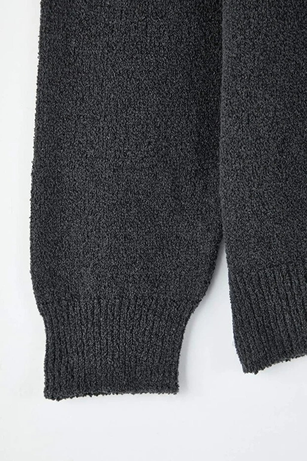 Polo Neck Textured Sweater