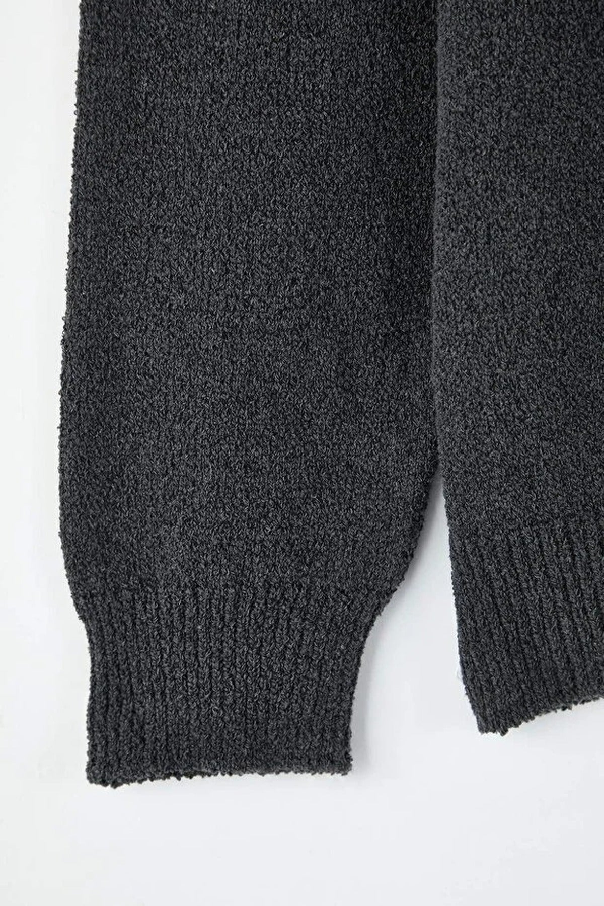 Polo Neck Textured Sweater