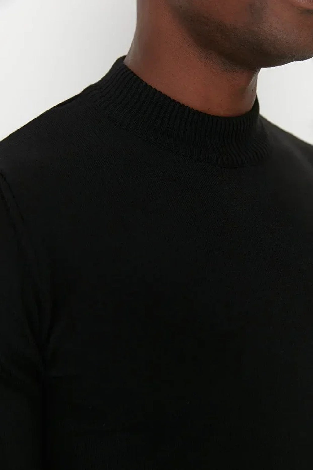 Half Turtleneck Basic Sweater