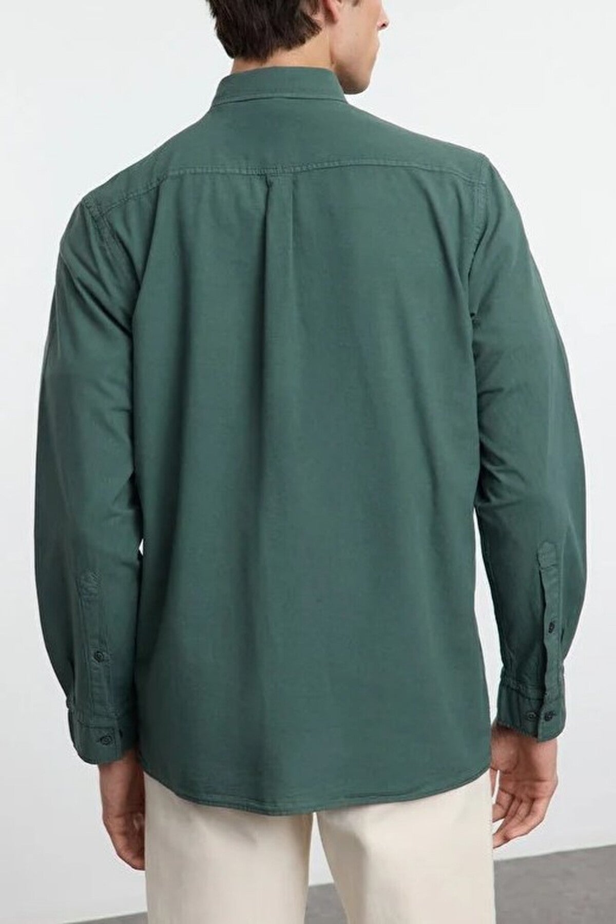 100% Cotton Linen Look Shirt