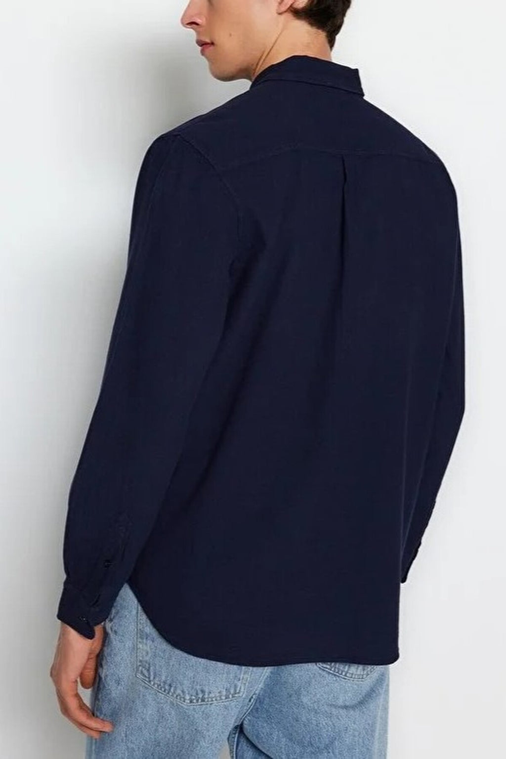 100% Cotton Linen Look Shirt