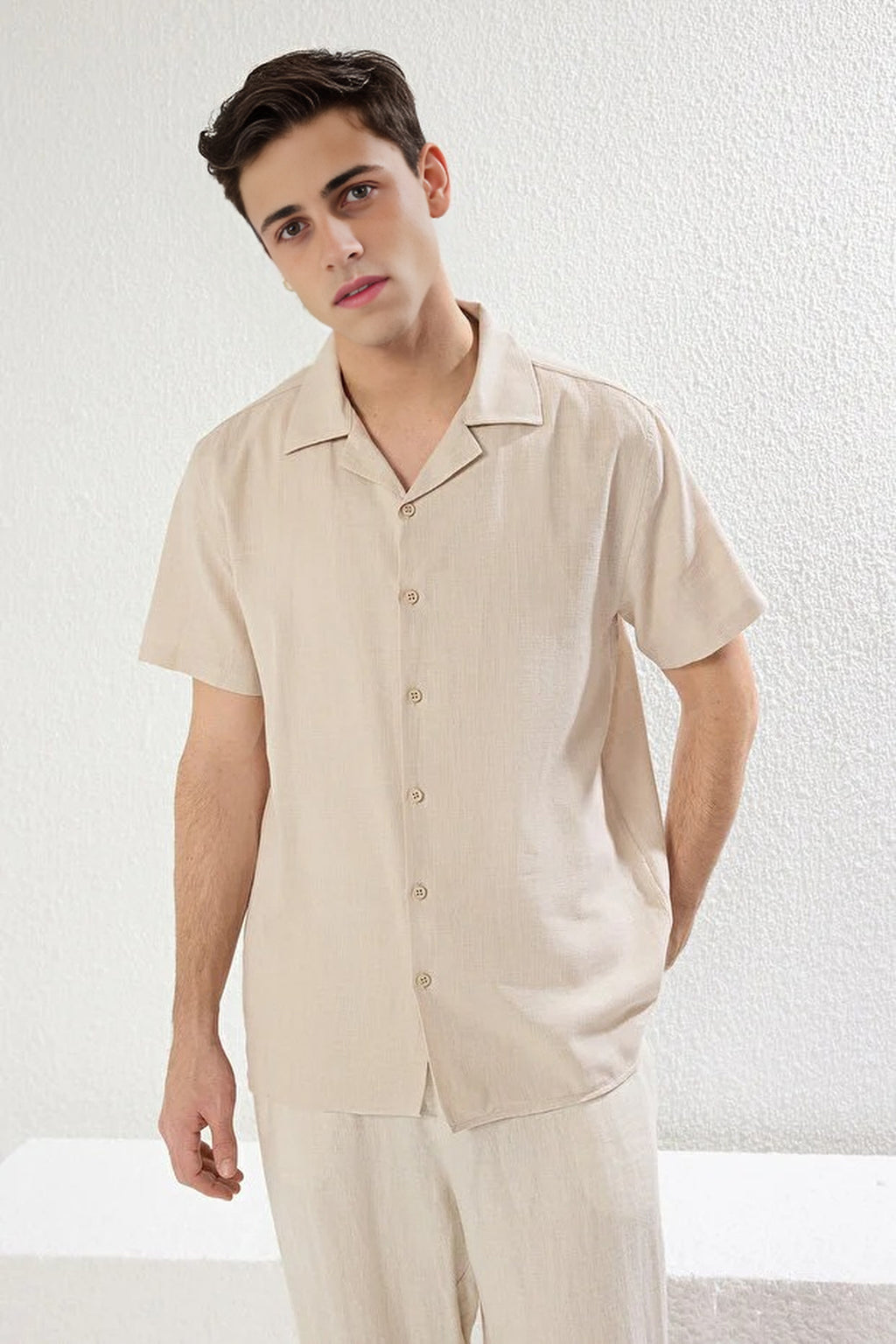 Relaxed Fit Short Sleeve Shirt