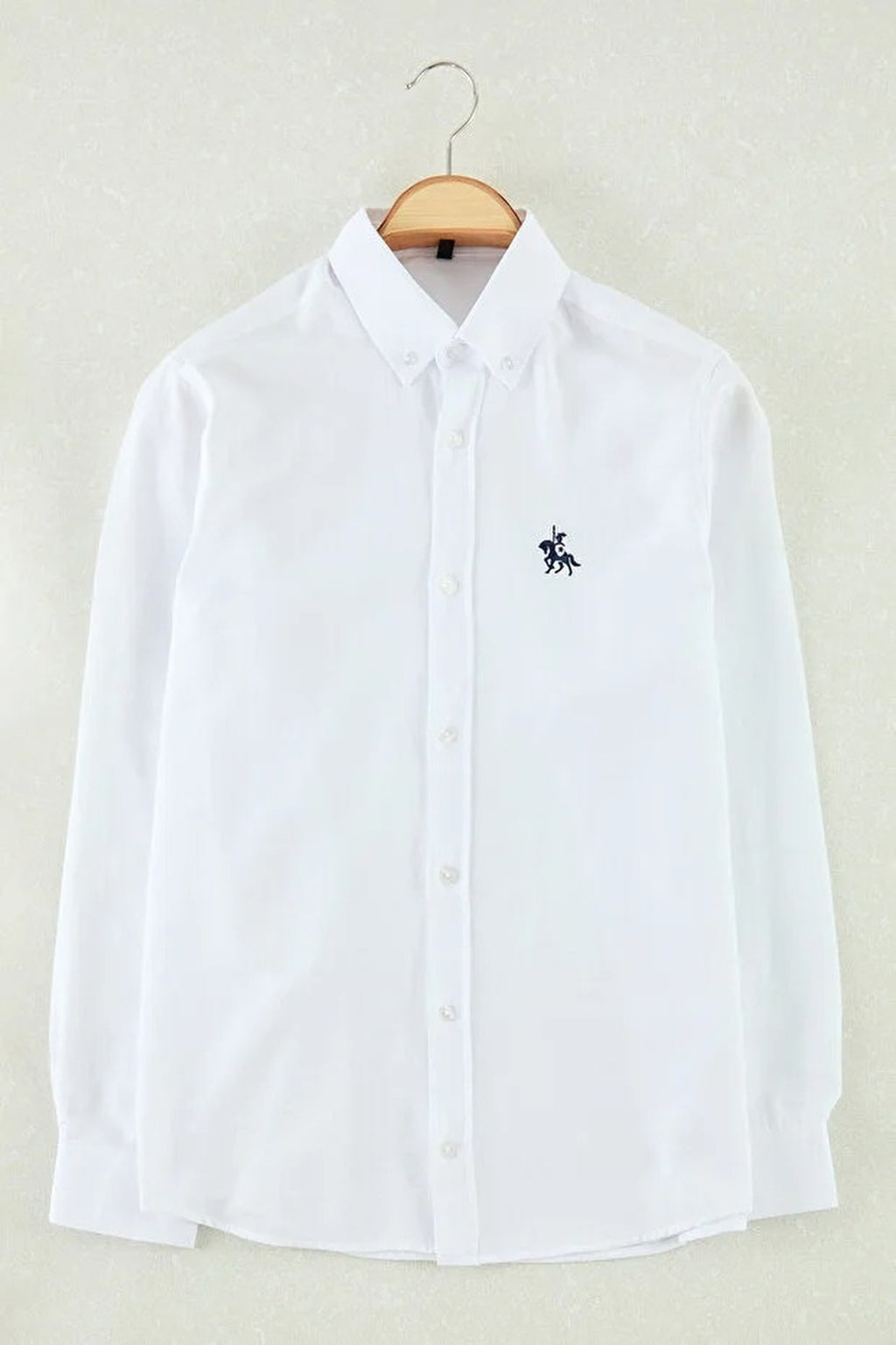 Oxford Smart Shirt with Embroidery Details