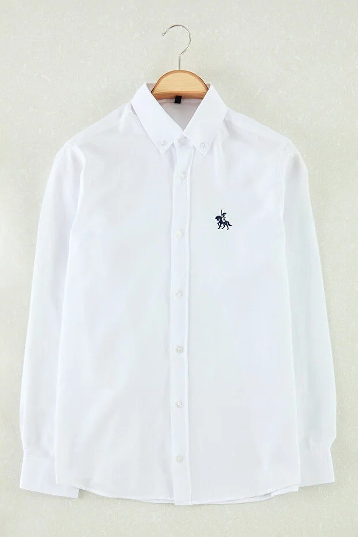Oxford Smart Shirt with Embroidery Details