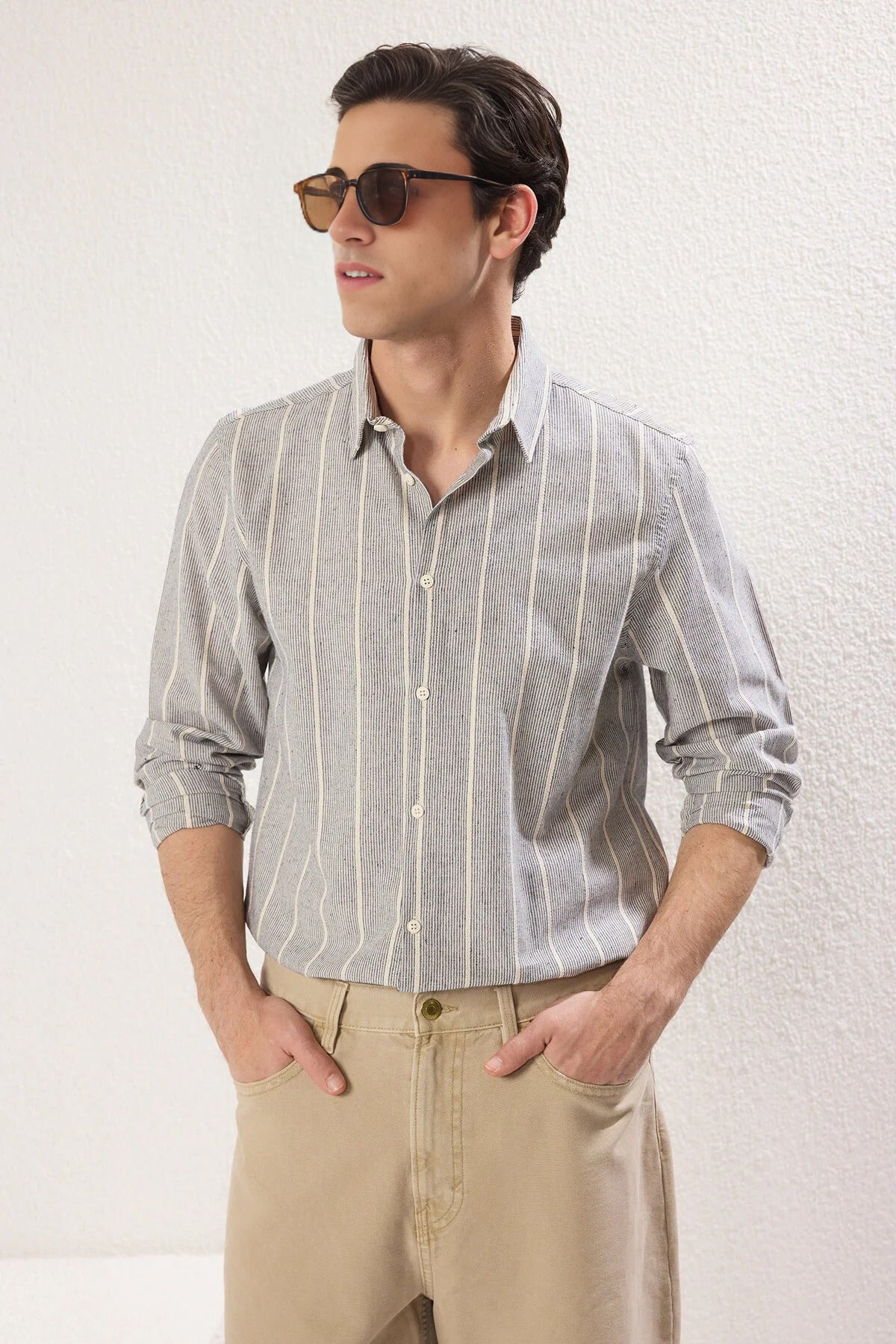 Linen Look Shirt