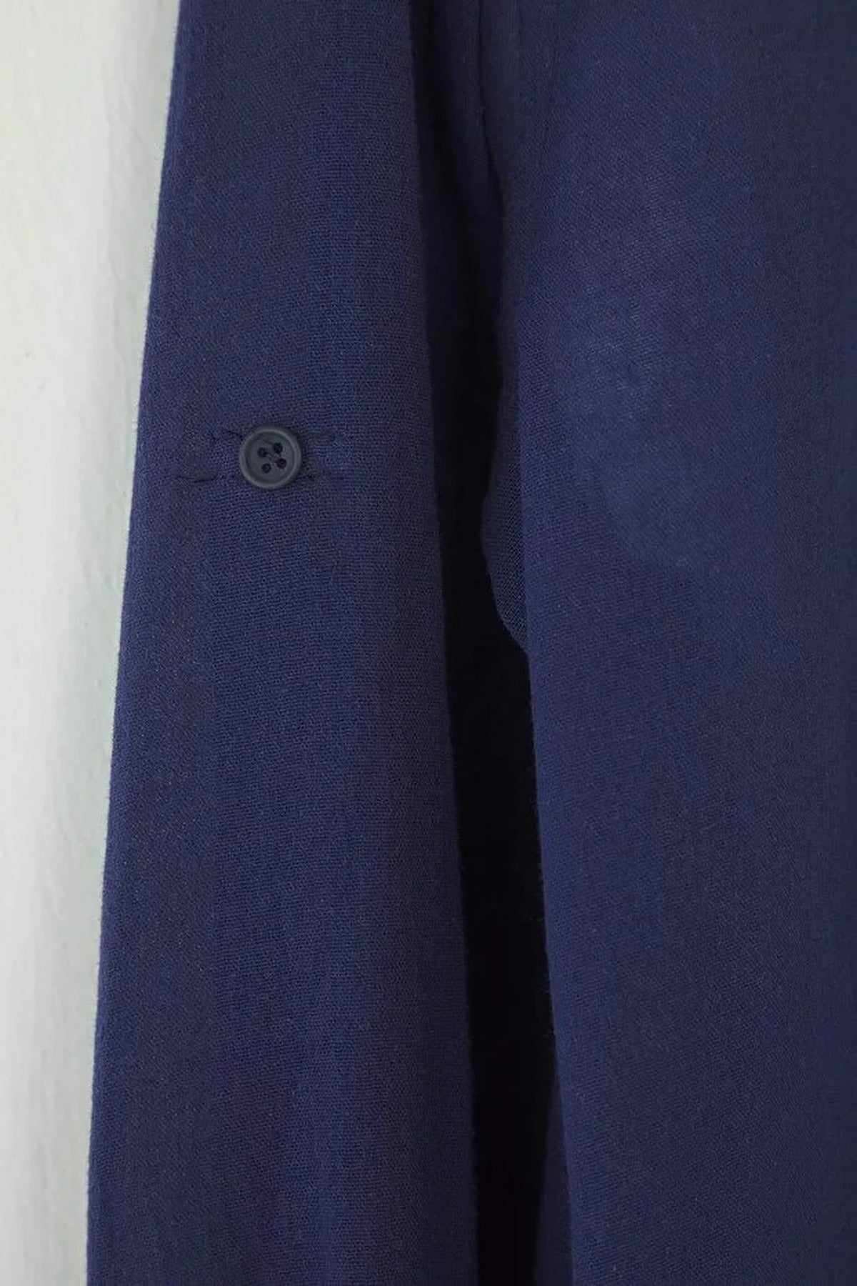 Linen Look Shirt with Epaulettes and Wrinkled Effect