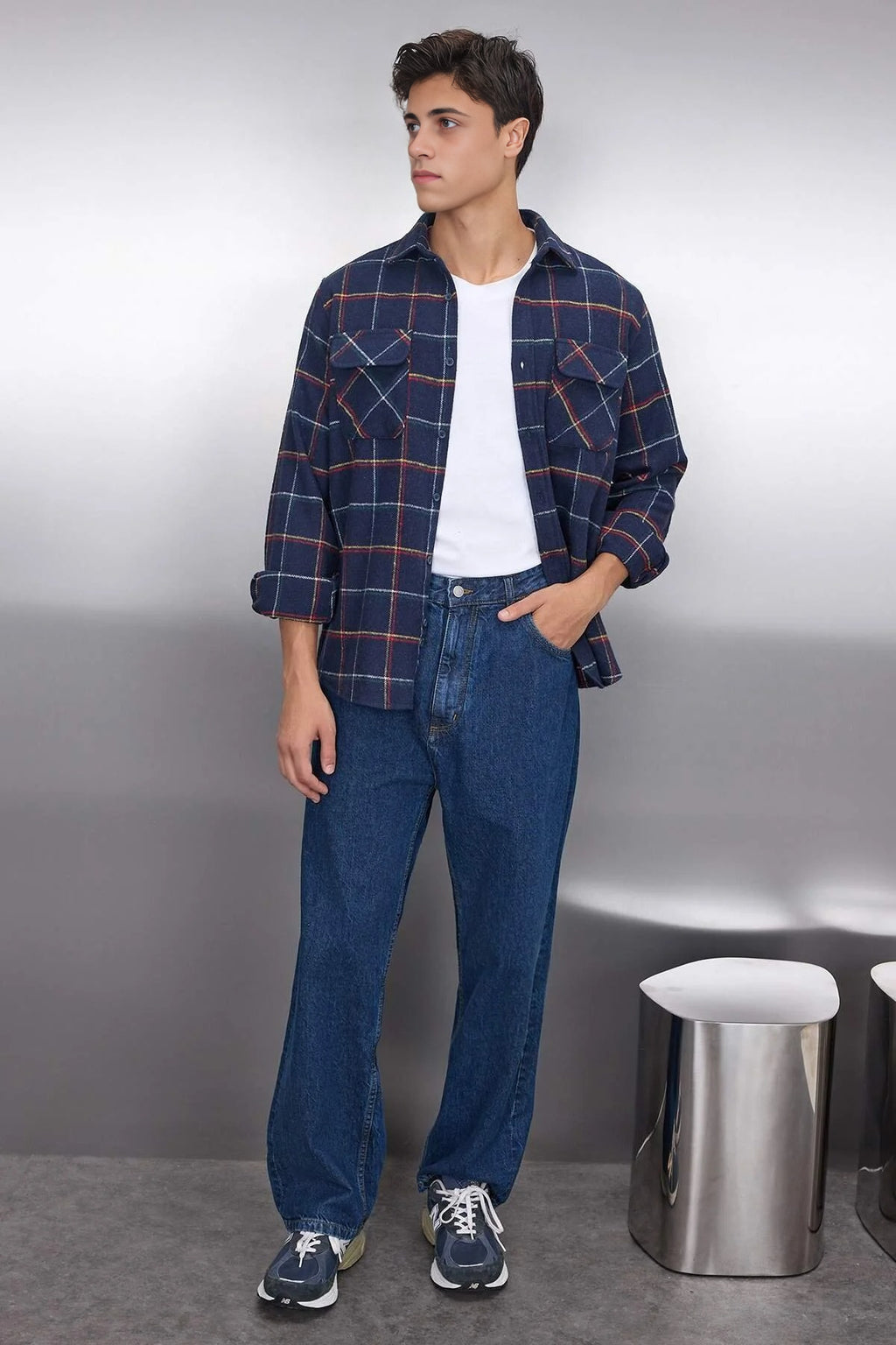 Double Pocket Lumberjack Winter Jacket Shirt