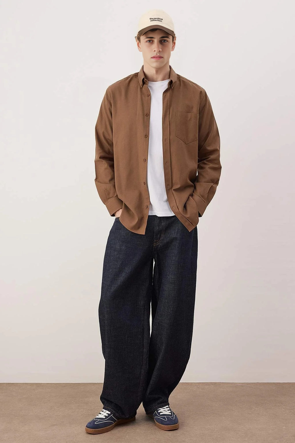 Regular Fit Gabardine Textured Shirt