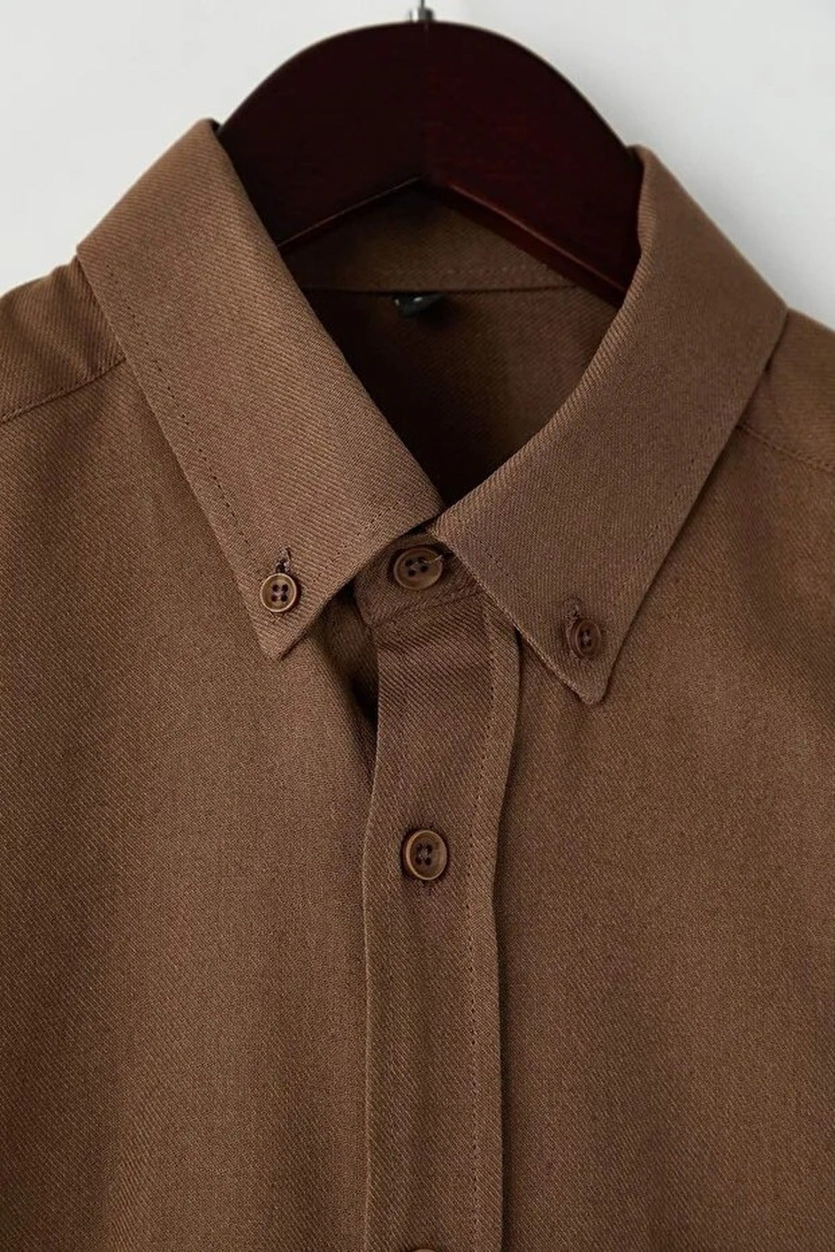 Regular Fit Gabardine Textured Shirt