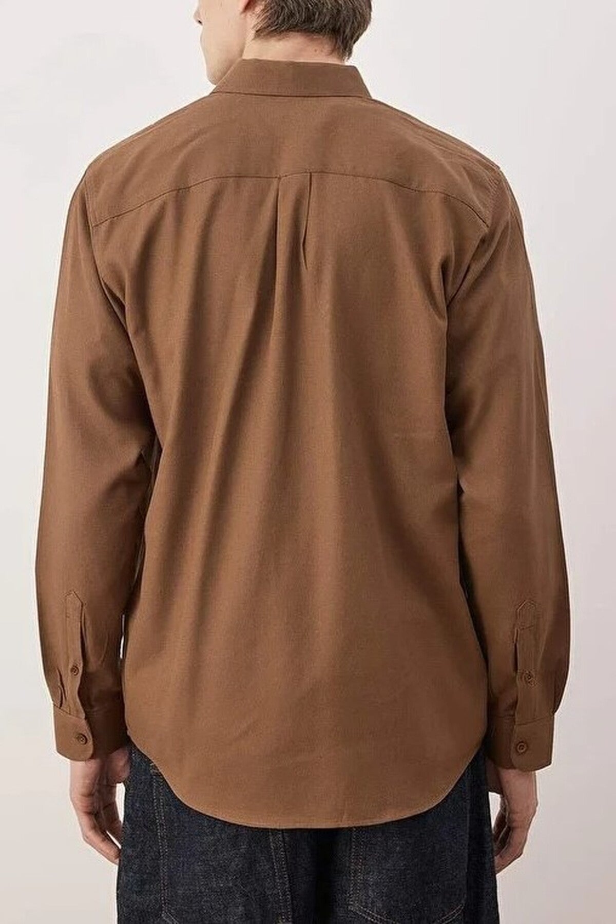 Regular Fit Gabardine Textured Shirt