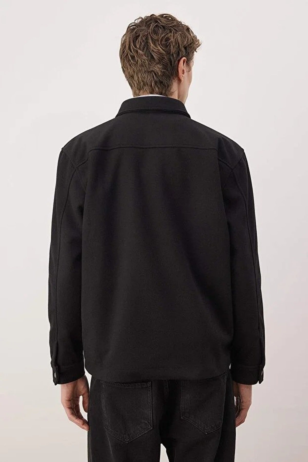 Regular Fit Cashmere Shirt Jacket