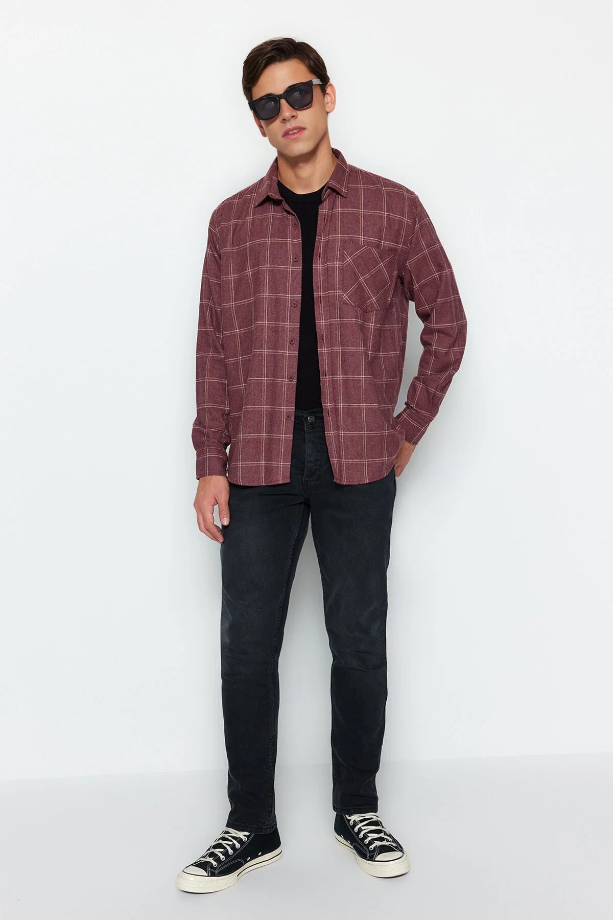 Lumberjack Argyle Shirt with One Pocket