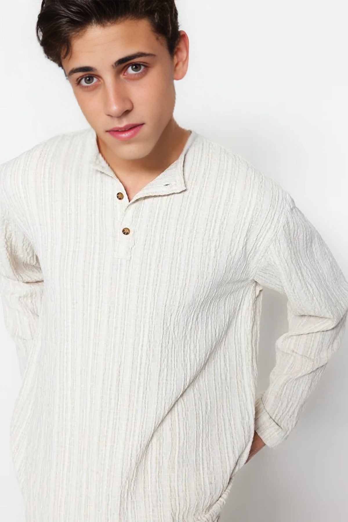 Relaxed Fit Linen Shirt