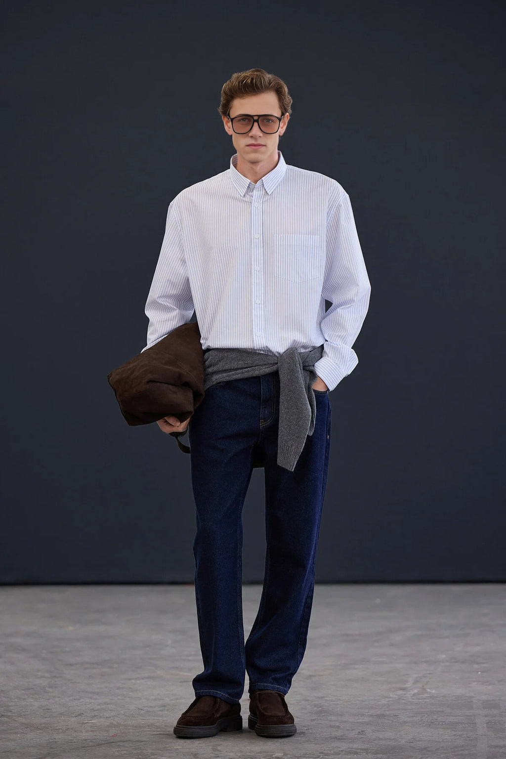 Striped Oversize Fit Shirt