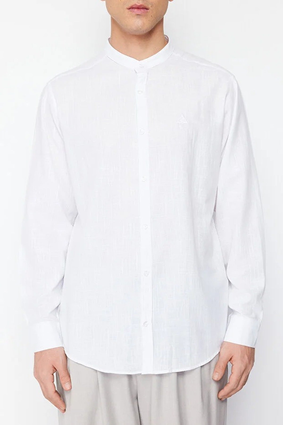 100% Cotton Shirt with Embroidery Detail