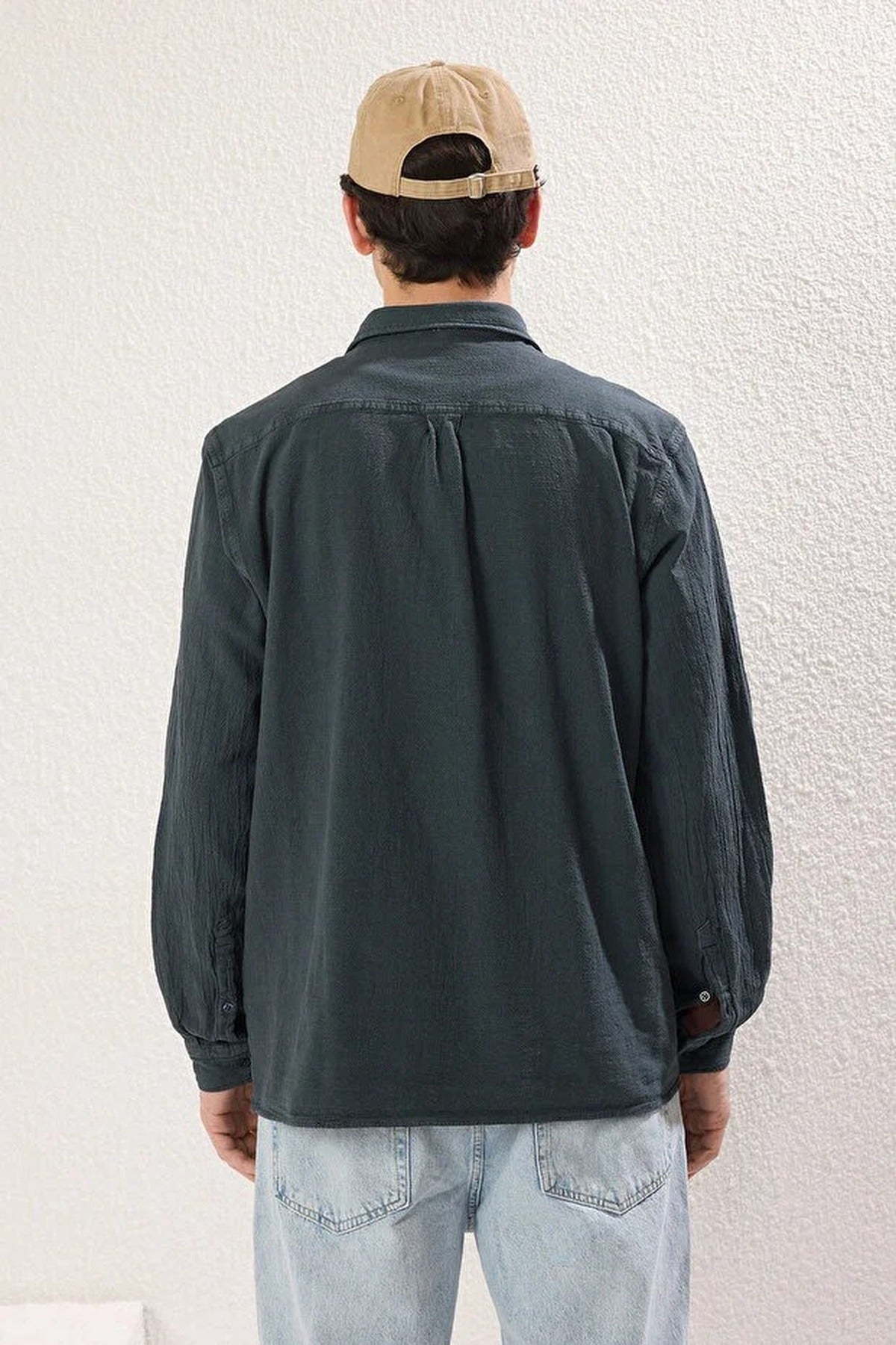 Slim Fit Textured Shirt